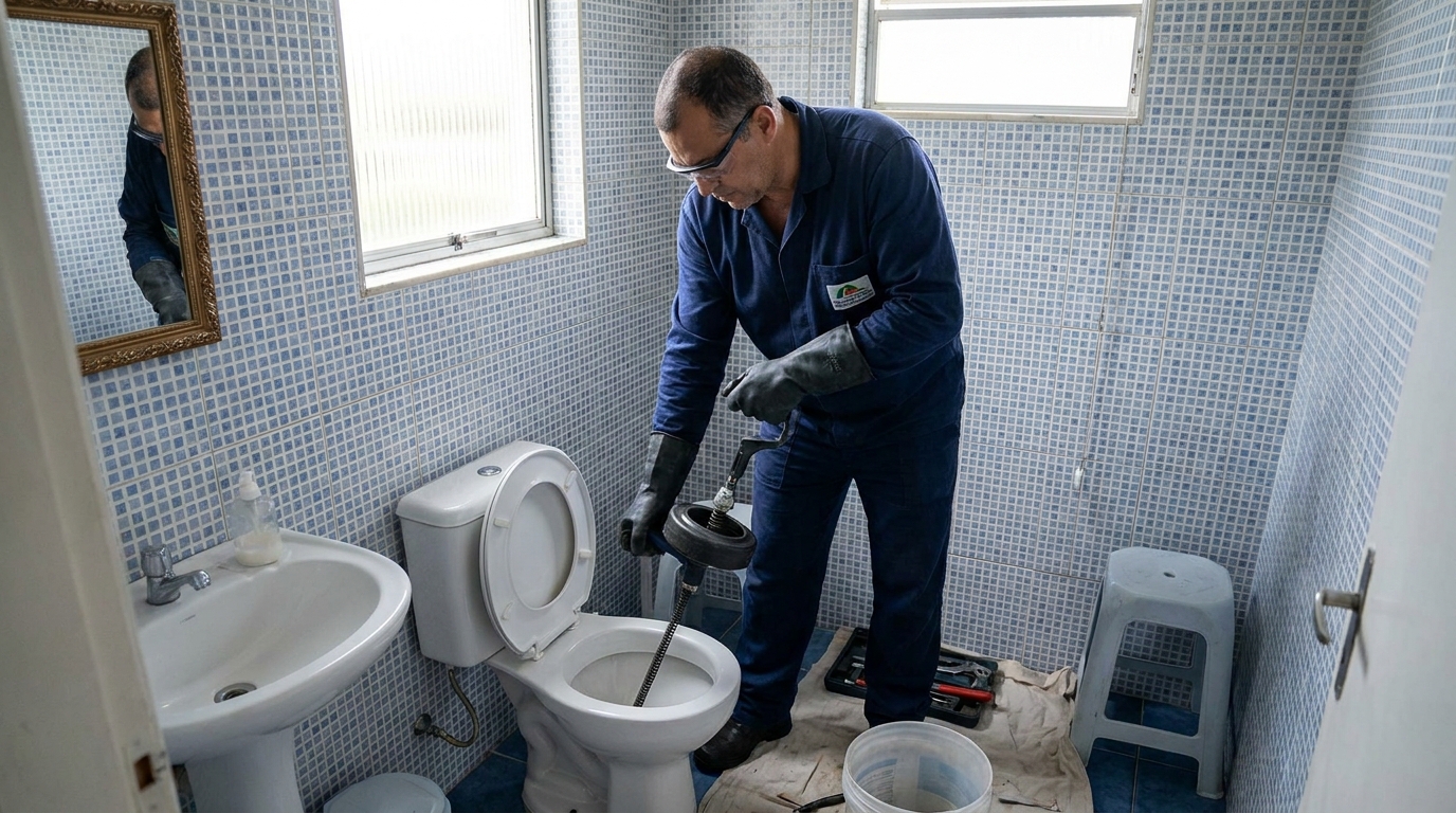 Desentupimento de vaso profissional em Osasco‑SP